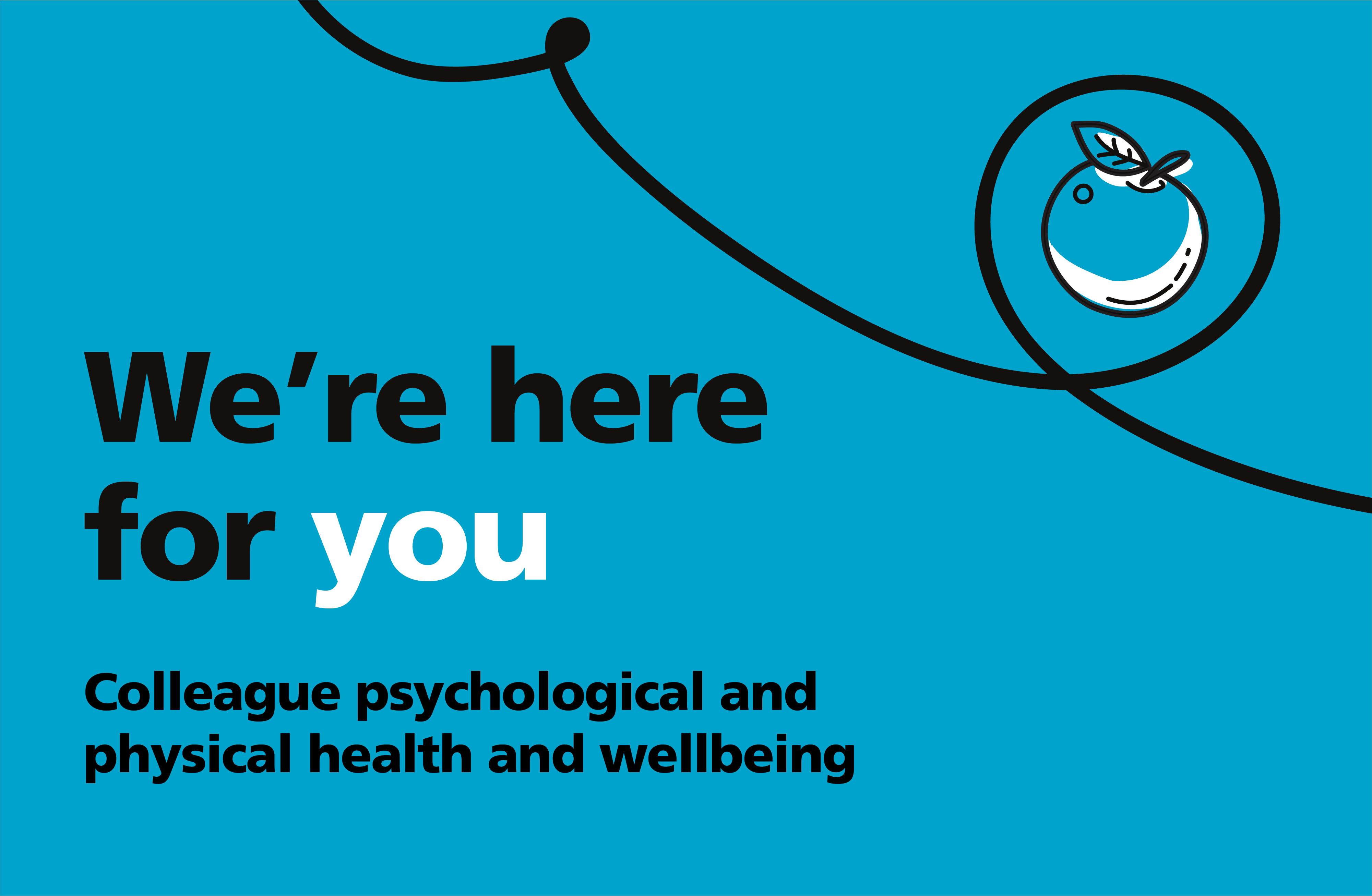 We're here for you graphic