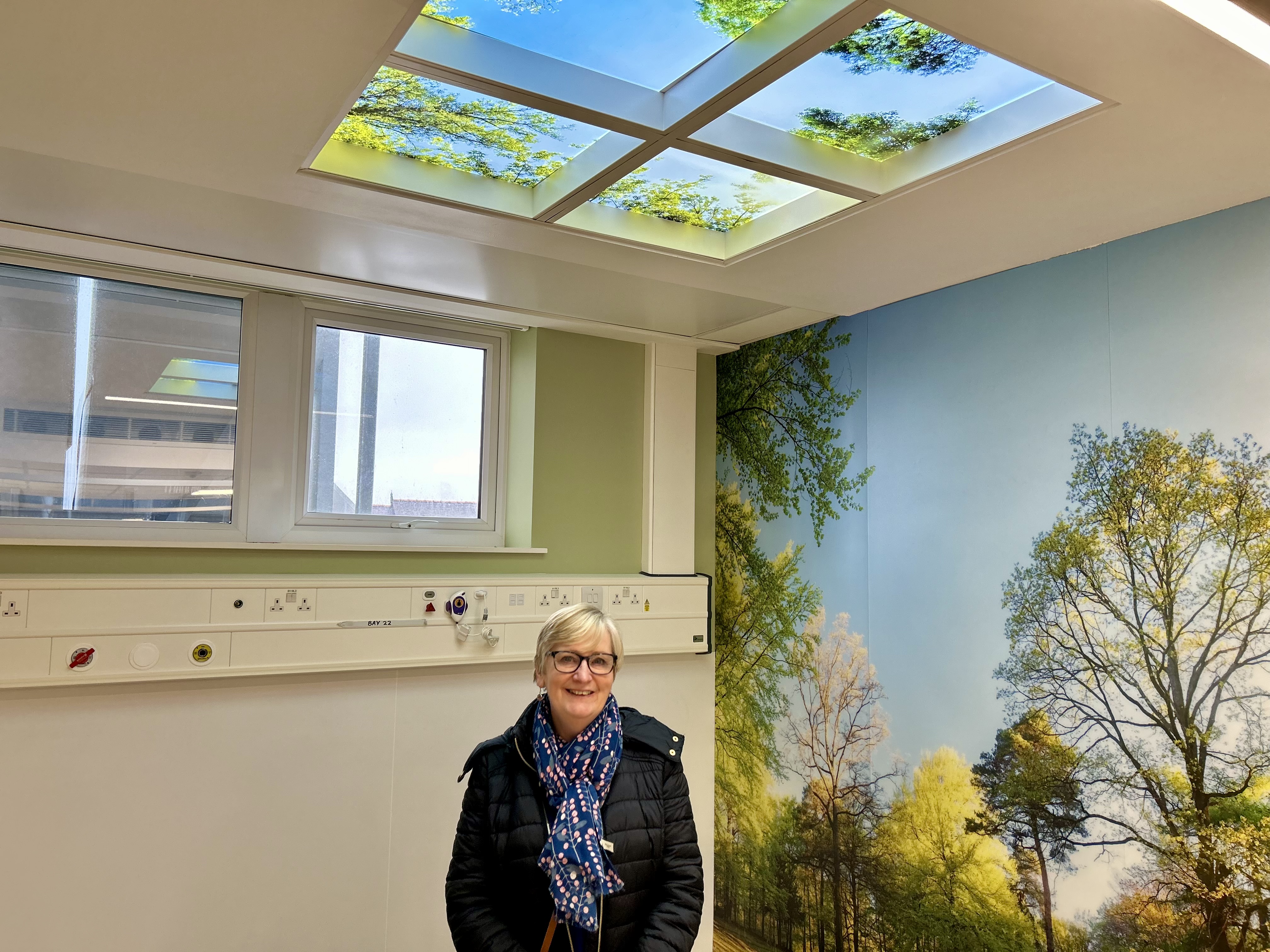 Julia Grisenthwaite having tour of Oncology Unit RLI UHMBT 2024 3.jpg