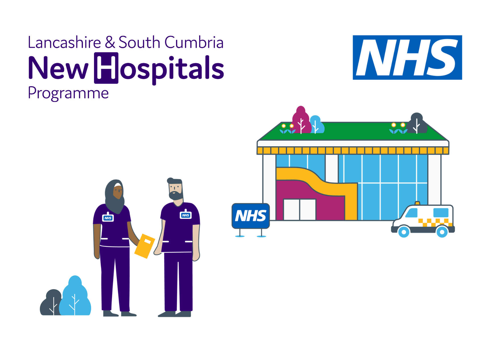 Lancashire and South Cumbria New Hospital Programme graphic