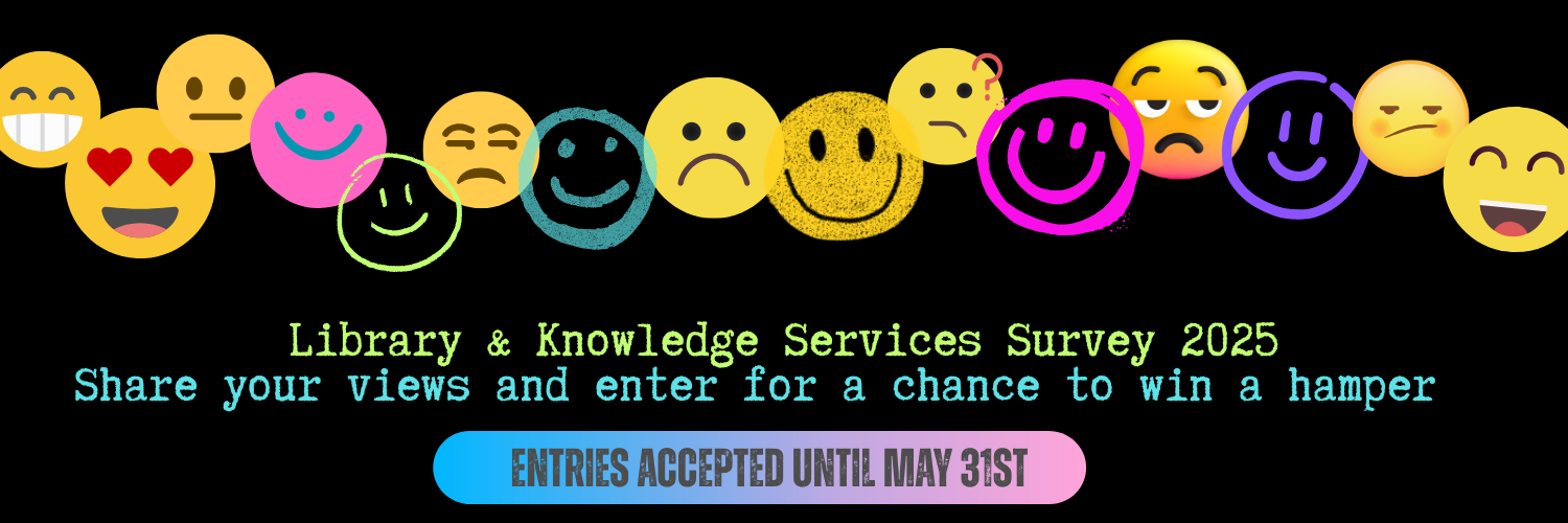 Share your views in the library survey and be in with a chance to win a hamper