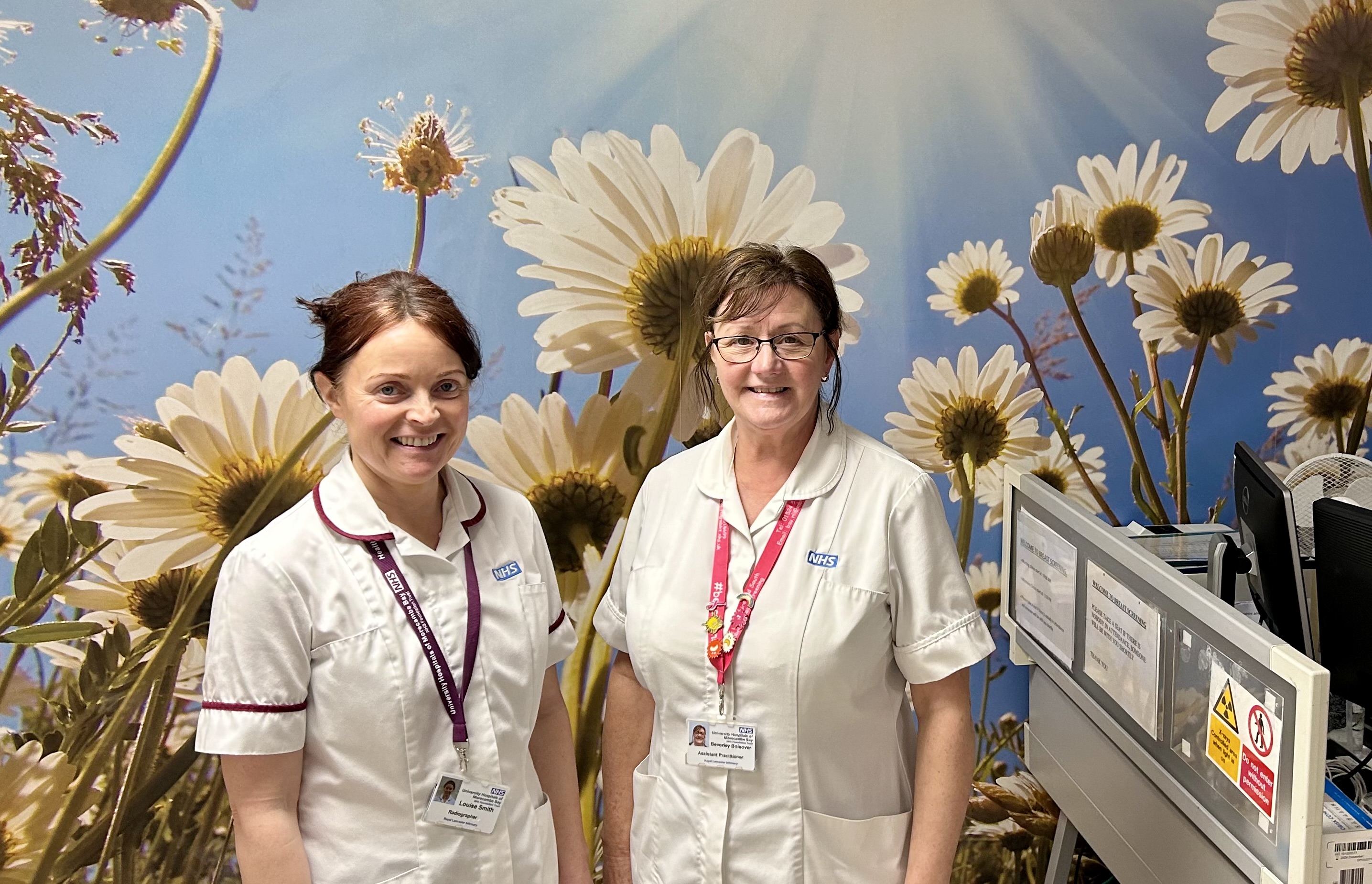 Louise Smith and Beverley Bolsover mammographers WGH UHMBT 2024.jpg