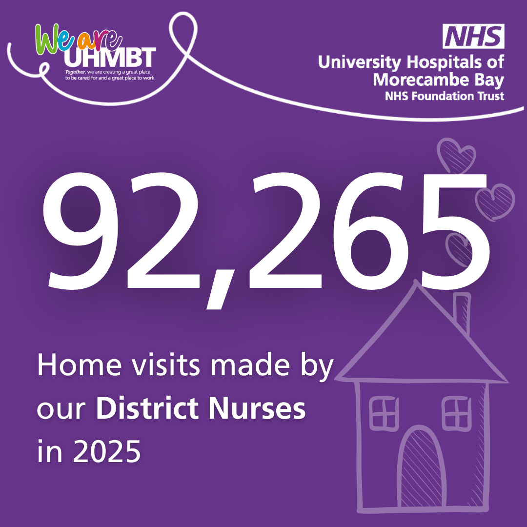 Our district nurses made 92,265 home visits in 2025