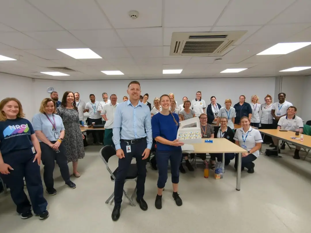 Group photo of the stroke service colleagues