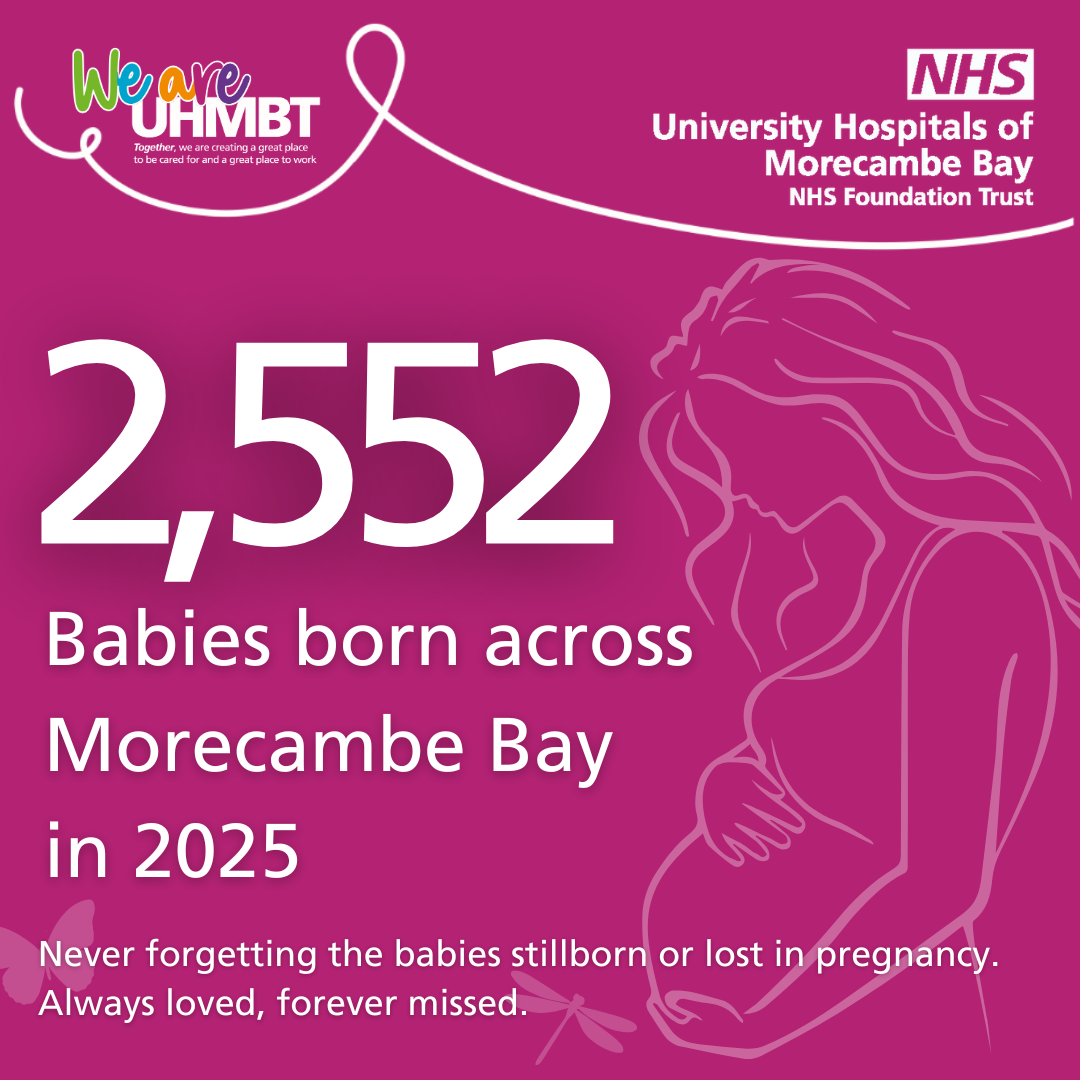 2,552 babies were delivered by Morecambe Bay Midwives in 2025
