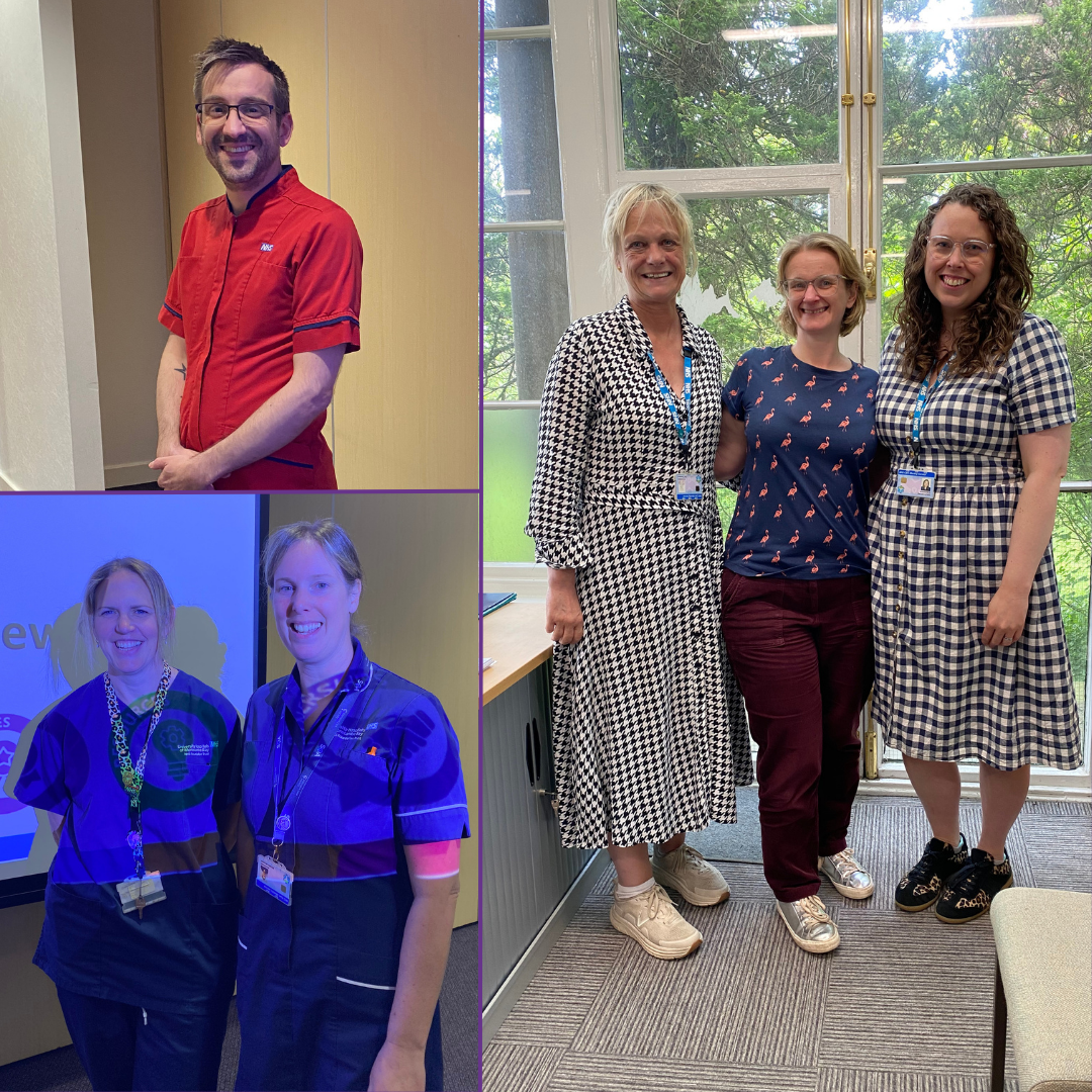 Group photos of nursing colleagues