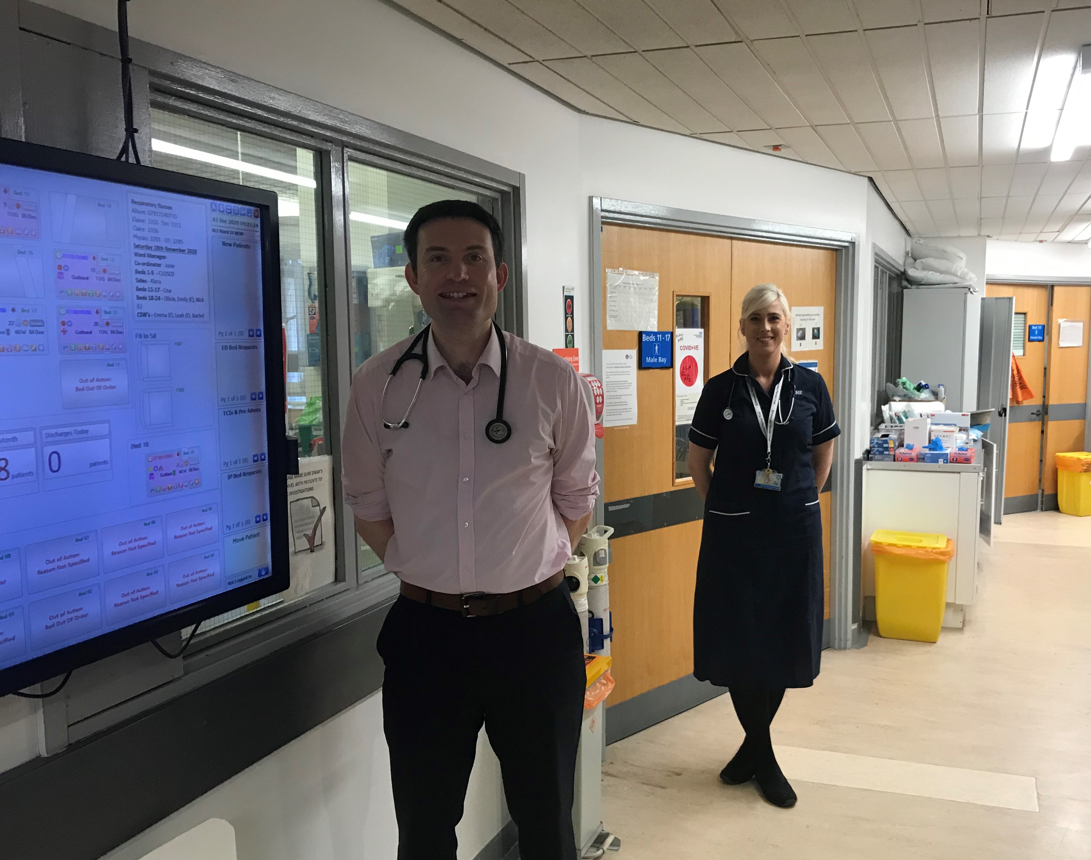 Dr Tim Gatheral and ILD Specialist Nurse Claire Lee UHMBT.jpg