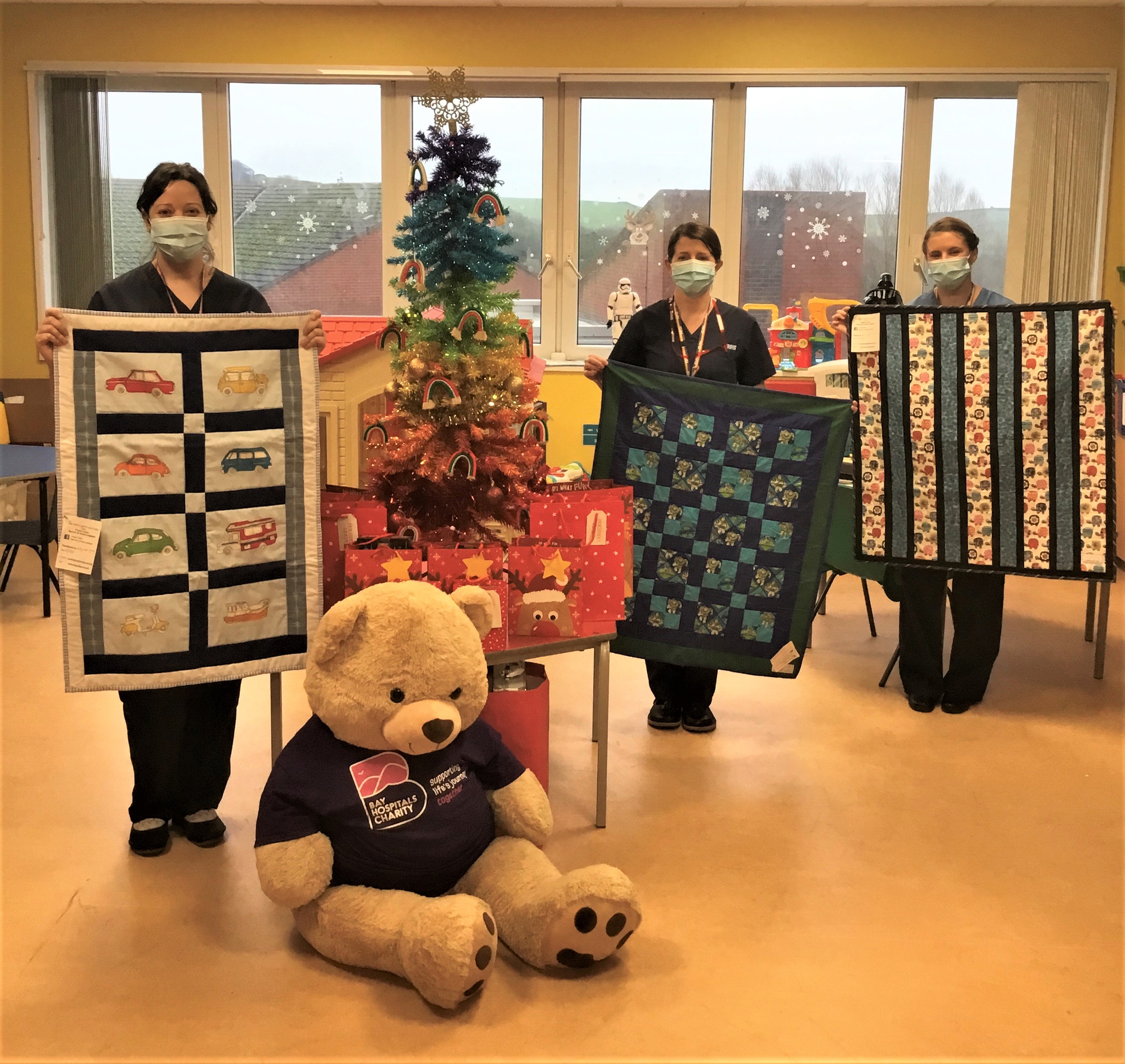 Project Linus FGH Childrens Ward with quilts.jpg