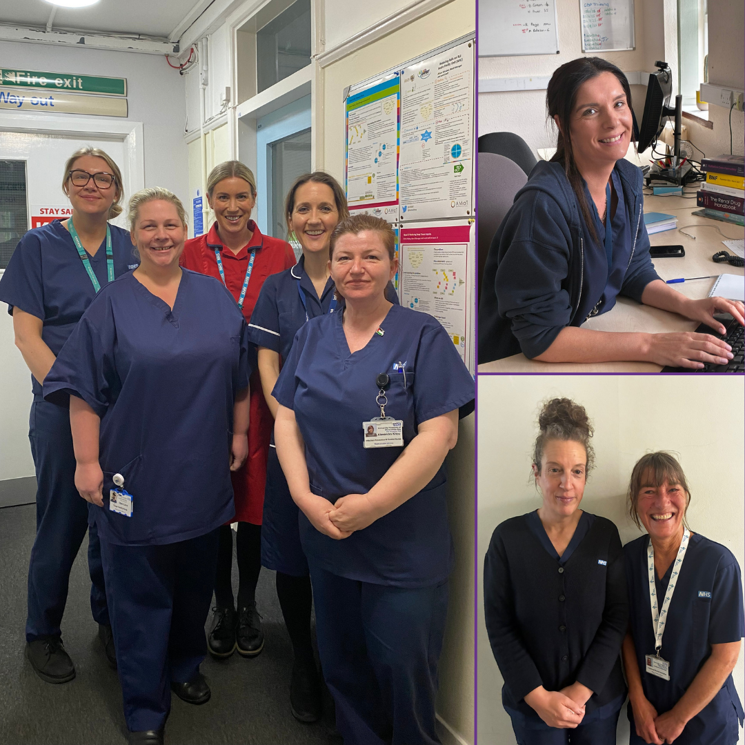 Group photos of nursing colleagues