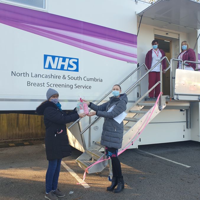 New mobile breast screening unit ASDA lancaster