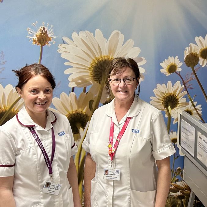 Louise Smith and Beverley Bolsover mammographers WGH UHMBT 2024.jpg