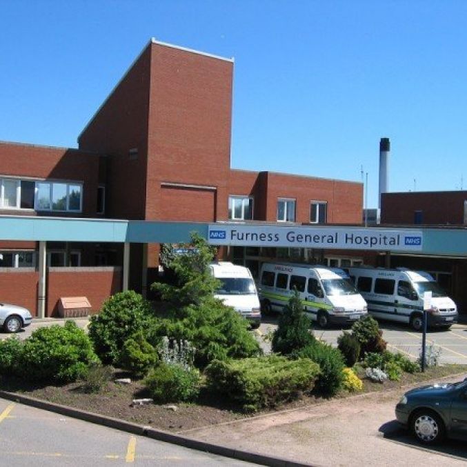 Furness General Hospital main entrance