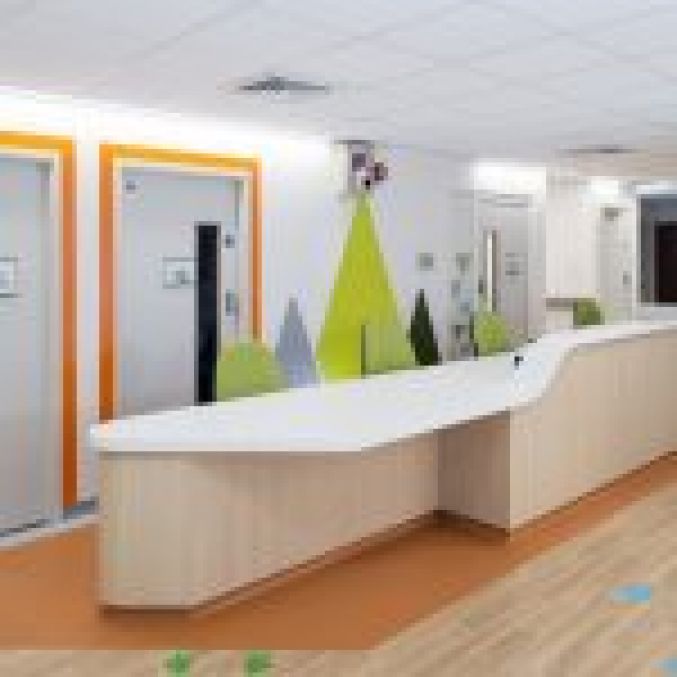 RLI Childrens ward reception desk