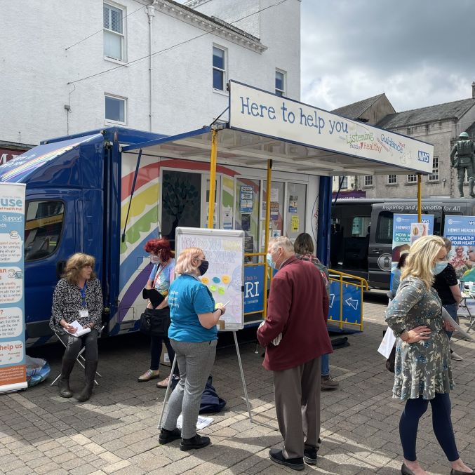 People attend the HARRI vehicle in Kendal .jpg